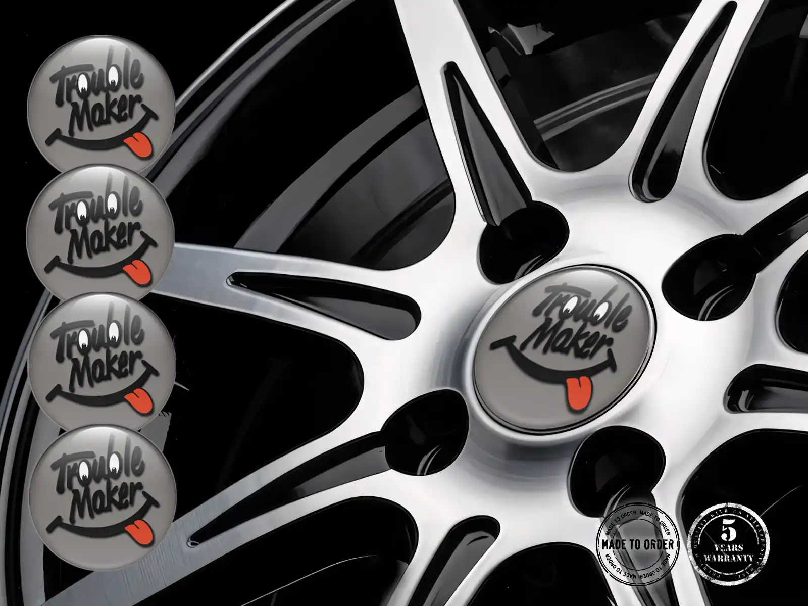 Domed badges Custom Look Superior Labels for Cars